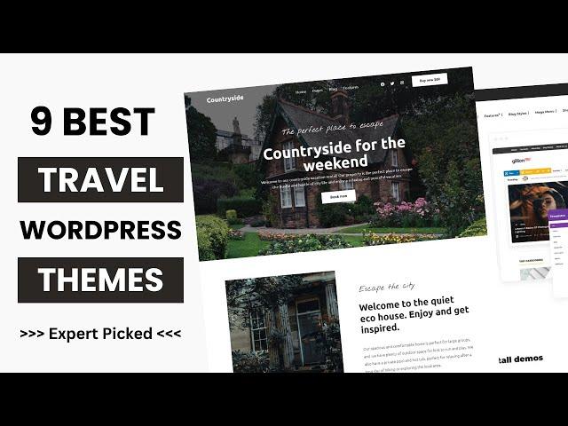 9 Best WordPress Themes for Travel Blogs 2024 | Tour Booking WordPress Theme