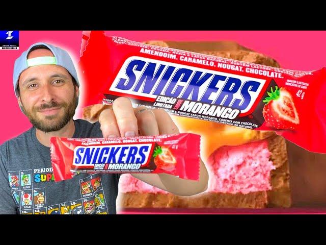 Snickers Morango (Strawberry) Review | Flavor From Brazil