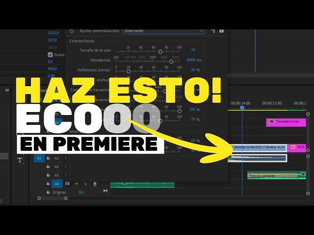 Cómo Finalizar una Canción con ECO de REVERBERACIÓN - Premiere Pro (Truco PROFESIONAL)