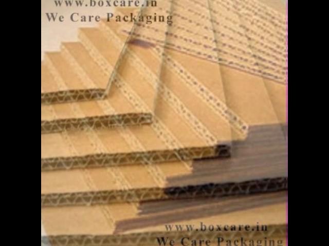 Corrugated sheet for Packaging - Box Care - We Care Packaging