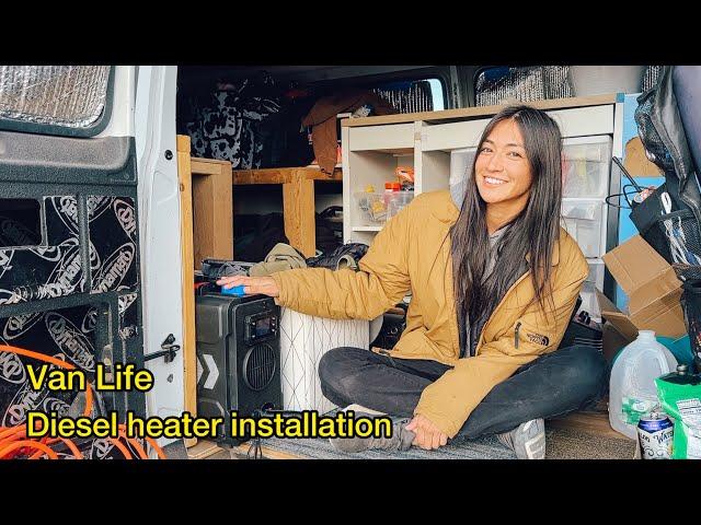 Van Life: Installing a diesel heater in my van 