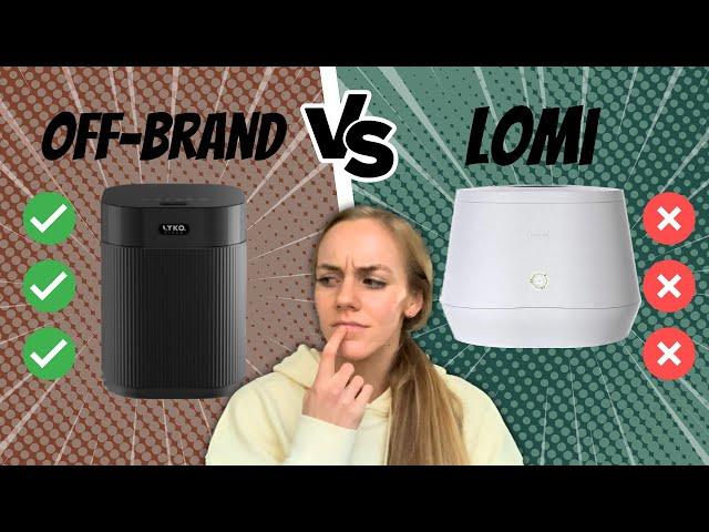 Lomi vs Off Brand Home Composter Comparison | Lykoclean Electric Kitchen Composter Review