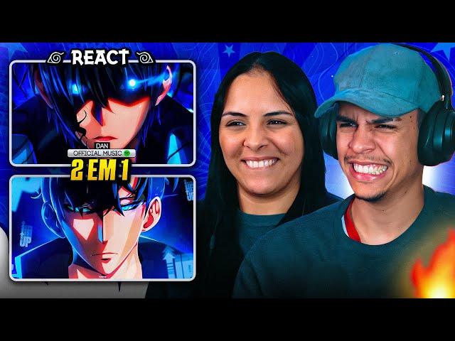 2 EM 1 TAKERU + ÉODAN: Sung Jin Woo (Solo Leveling) | [Casal Jounin React] 