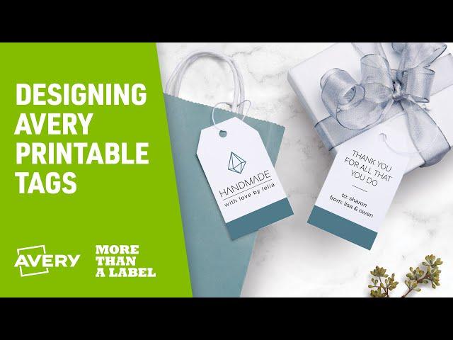 How to make your own tags with Avery Products