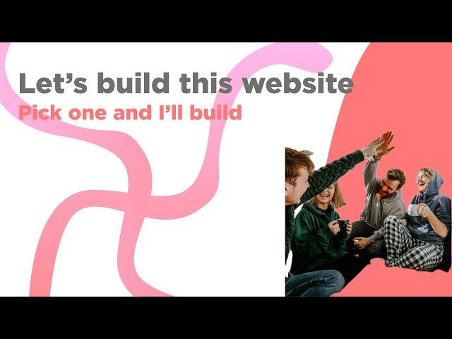 You can build any website with me | let's build it