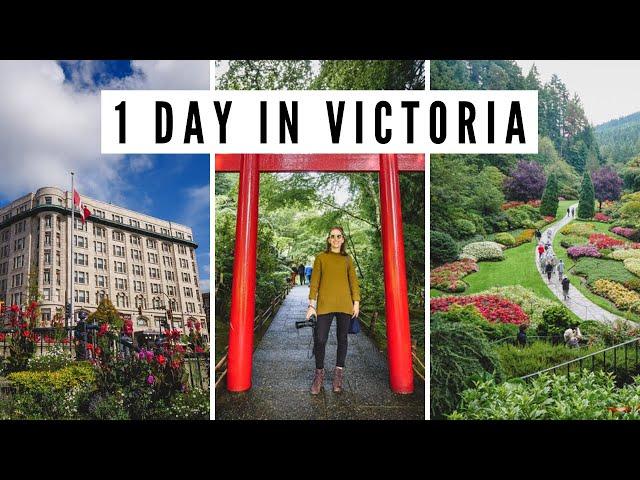 VISITING VICTORIA, BC in 1 DAY! | Butchart Gardens + Afternoon Tea + Downtown Victoria Tour