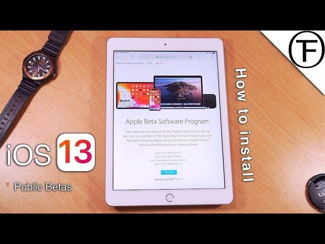 iOS 13 and iPad OS Public Betas - How To Install