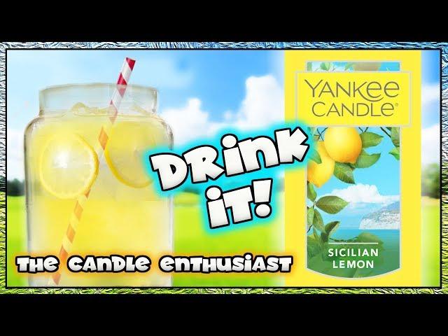 How to DRINK a Yankee Candle - SICILIAN LEMON - The Candle Enthusiast