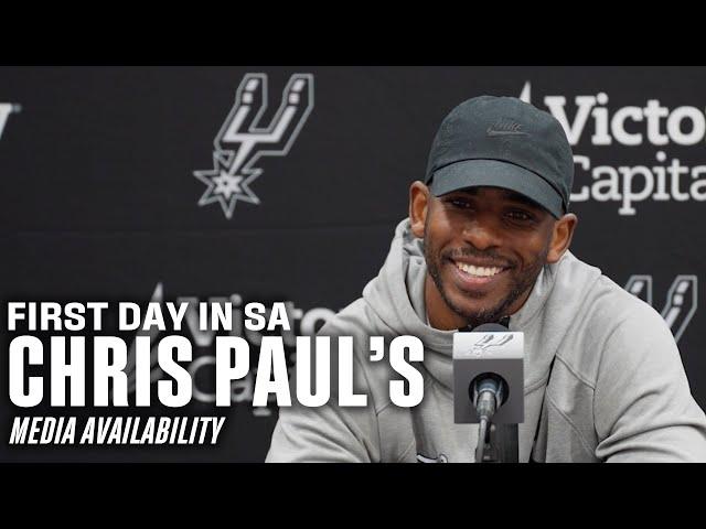 Welcome to San Antonio, Chris Paul | Media Availability, 7.9.2024