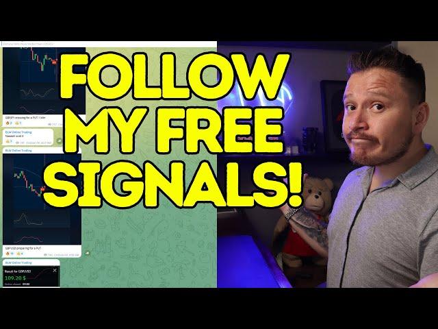 How To Follow My FREE Signals On Telegram!