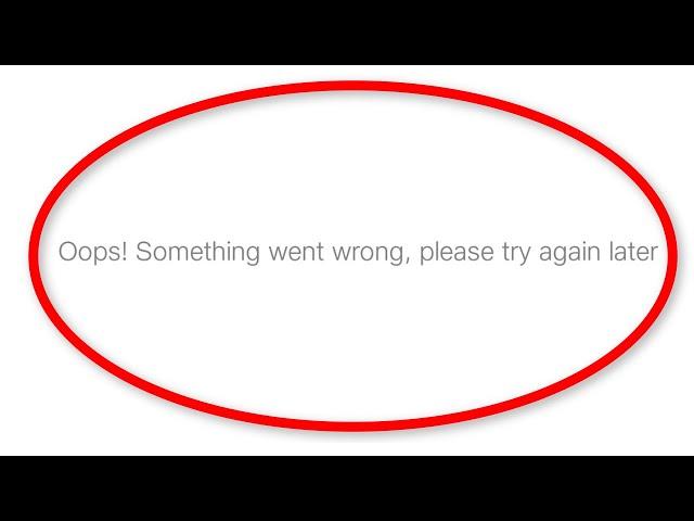 Fix Oops! Something Went Wrong || Please Try Again Later Error On MyJio App Android