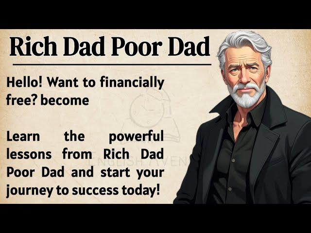 Rich Dad Poor Dad || Learn English Through Story || Graded Reader || Financial Freedom Secrets