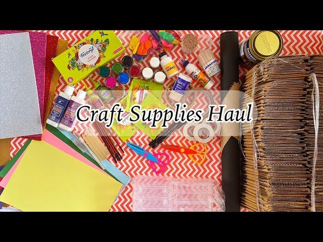 Craft Haul-Art and Craft Material Haul With Price | Indian Craft Haul|Stationeries|Packing Materials