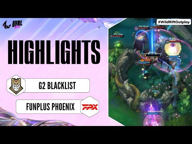 G2B vs. FPX - Full Game Highlights | WRL Asia 2023 Season 2