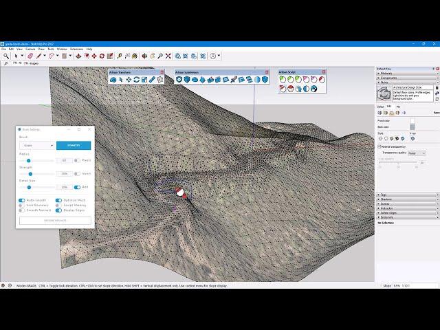 Grading Terrain with the Grade Brush | Artisan 2