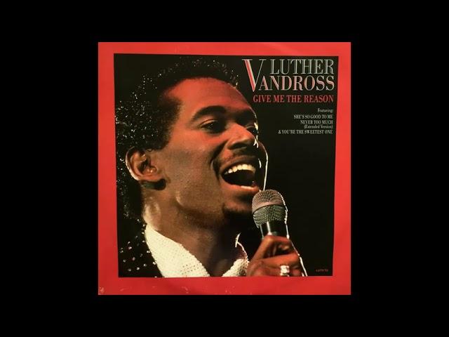 Luther Vandross Give me the Reason instrumental 1987