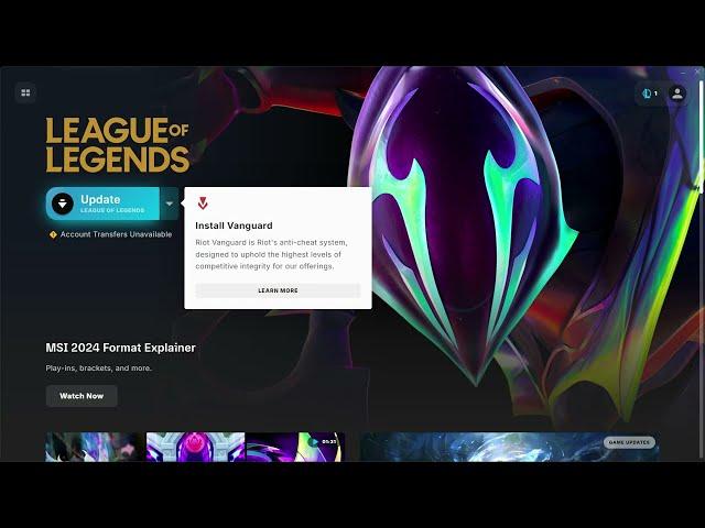 How to fix League of legends vanguard errors even if your bios supports only Tpm 1.2