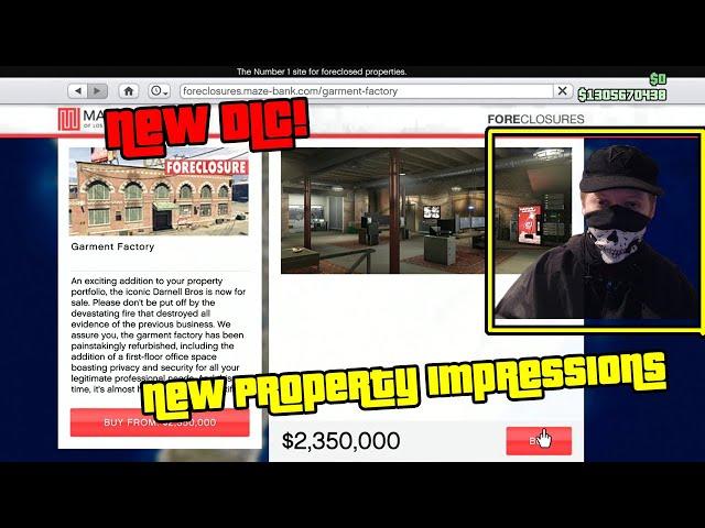 GTA Online New Agents Of Sabotage DLC Buying The Garment Factory Business, Upgrades And Thoughts