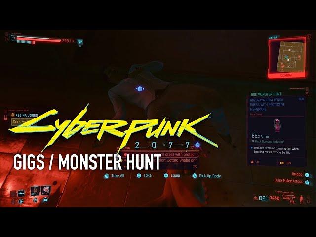 Cyberpunk 2077 - Gigs - Monster Hunt (Nomad, Netrunner)