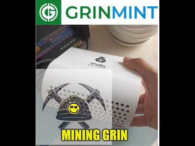 How to mine️  on Grinmint using your ipollo G1 Mini