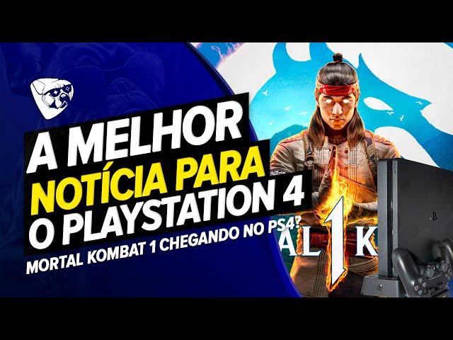 A Melhor NOTÍCIA Para DONOS De PS4?! MORTAL KOMBAT 1 Chegando No PS4?/