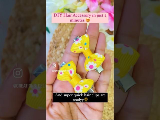 DIY Hair Accessory  #diycraftshorts #diycrafts #diy #viral #viralshorts