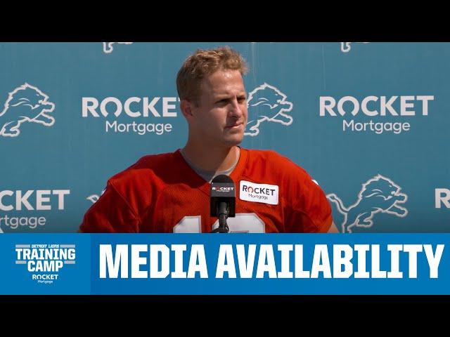 Detroit Lions players meet with the media on July 26 | 2024 Training Camp Day 3