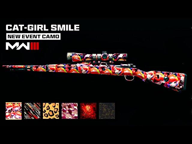 *NEW* Modern Warfare 3 Animated Anime Camo Unlock… (FREE Cat-Girl Smile Reward) - Season 5