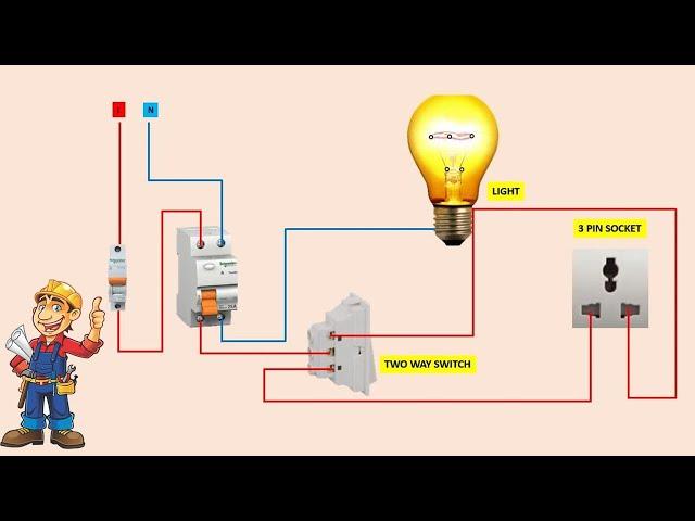 Series Parallel Testing Board Using Two Way Switch