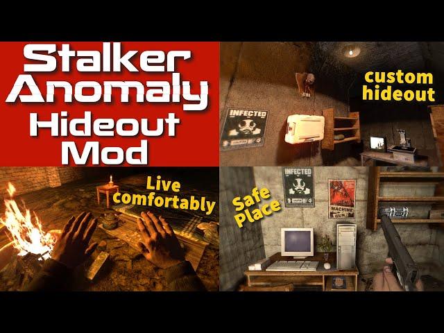 Stalker Anomaly Hideout Mods and New Hideout Furniture Expansion