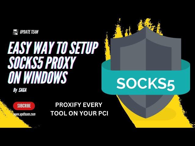 Easy Way to Setup SOCKS5 Proxy on Windows - No Tool Needed