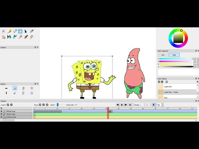 PENCIL 2D FULL TUTORIAL WITH spongebob Square pants 2021