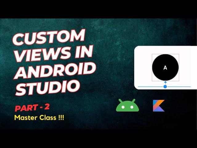 Custom image View in Android | How to create custom View in Android Studio | Custom View tutorial