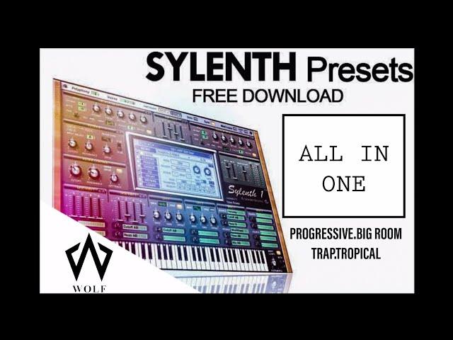 sylenth 1 presets ( Big room - progressive - trap - tropical - alan walker style...)