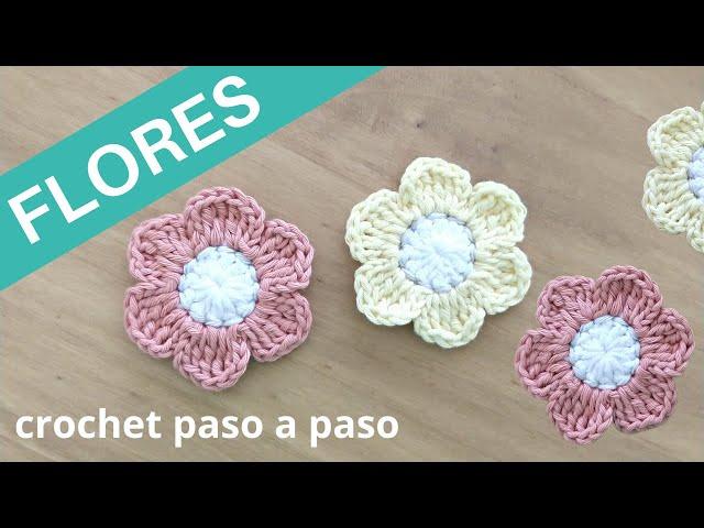 Cómo tejer flores a crochet super fáciles