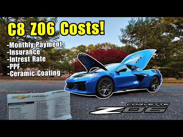 What is C8 Corvette Z06 Monthly Payment and Insurance? MY FULL SPEC