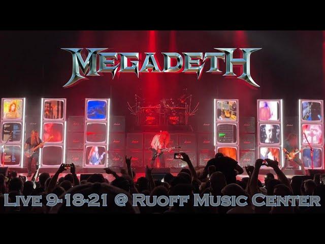 MEGADETH Live @ Ruoff Music Center FULL CONCERT 9-18-21 Metal Tour Of The Year Noblesville IN 60fps