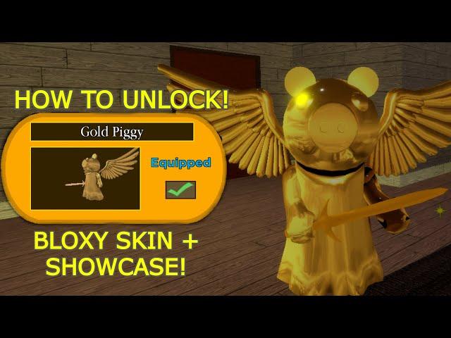 How to UNLOCK the GOLD PIGGY SKIN in PIGGY! - Roblox