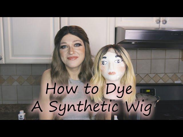 How To Dye A Synthetic Wig | Wig Hack | Wig Dying | Rit Dye Review | How To Make A Wig Look Natural