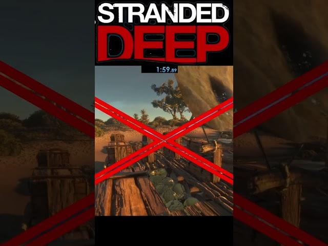 Are Big rafts slower than small ones?? - Stranded Deep #shorts