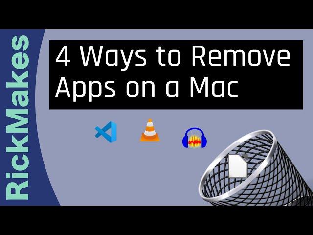 4 Ways to Remove Apps on a Mac