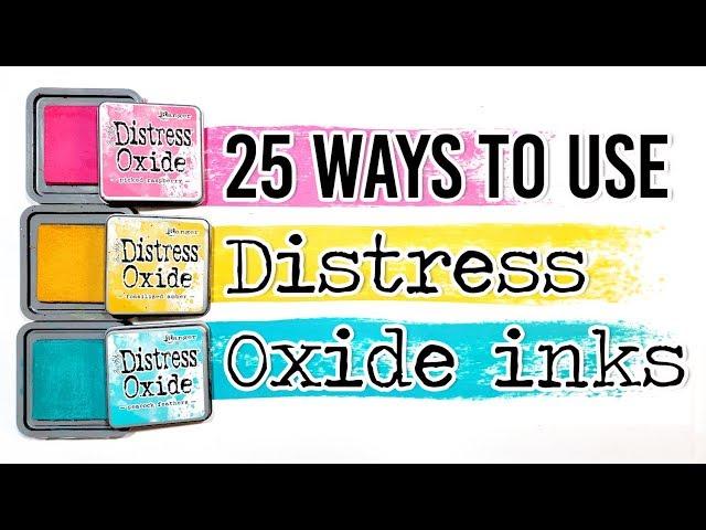 25 Distress Oxide Ink Techniques - Mixed Media Art Journal