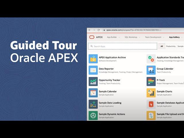 Oracle APEX Guided Tour