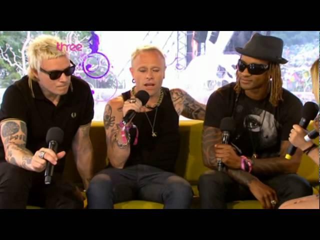 The Prodigy interview before show at Glastonbury 2009