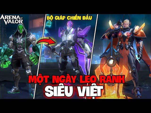 VUX MỘT NGÀY LEO RANK VỚI BIỆT ĐỘI SIÊU VIỆT BỘ GIÁP CHIẾN ĐẤU LIÊN QUÂN MOBILE