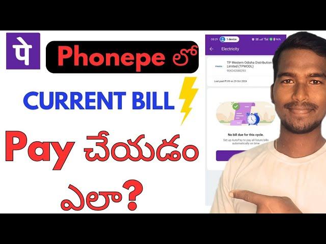 How to pay current bill in phonepe | phonepe lo current bill ela kattali