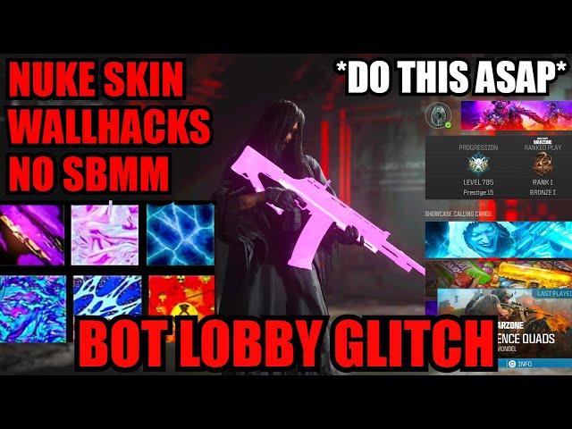 *do this asap* BOT LOBBY GLITCH WARZONE! NUKE SKIN/WALLHACKS/BOTS! MW3 GLITCHES! WARZONE GLITCH!