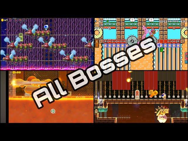 Super Mario Maker 2: Super Boss World All Bosses (ID: 27B-SNL-3HG)