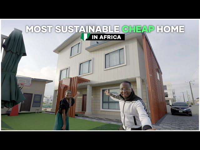 This House was Built in 3 days and it's Sustainable and cheap in Lagos