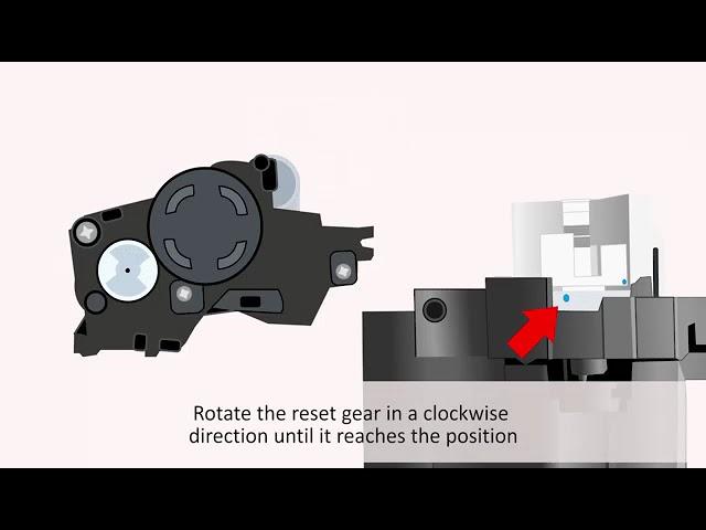 How to reset TN760 toner cartridge?